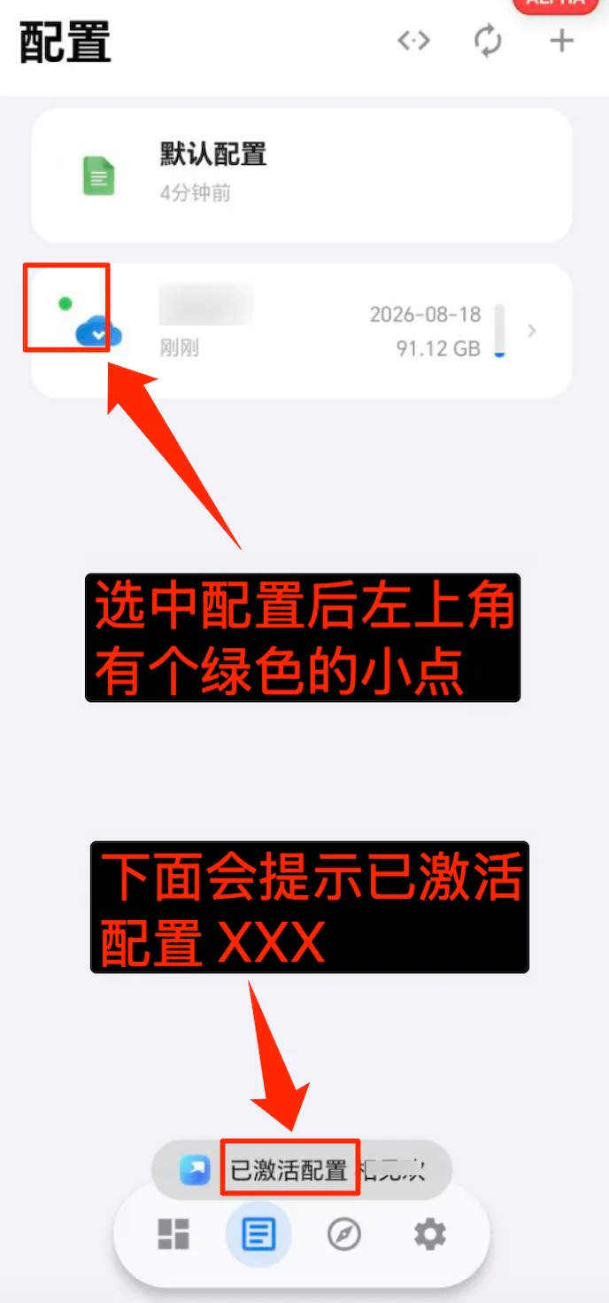 FlyClash 选择配置文件